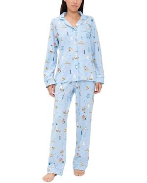 Bedhead PJs Classic Pj Set - Blue