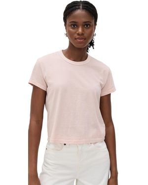 James Perse Shrunken Crew Neck Tee - Multicolor