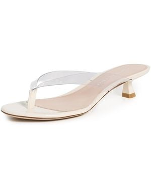Stuart Weitzman Rio Sleek Sandals - White