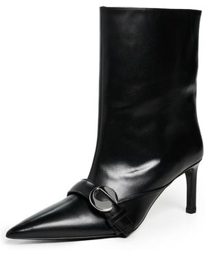 Coperni Ankle Heeled Belt Boots - Black