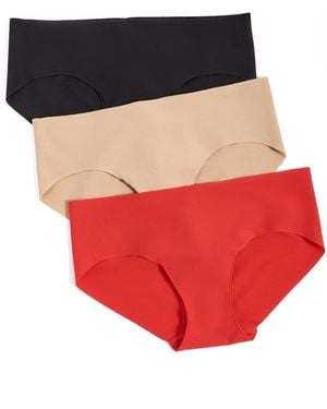 Commando Cotton Bikini 3 Pack - Red