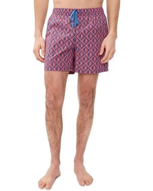 Fair Harbor The Bungalow Swim Trunks 5 - Red