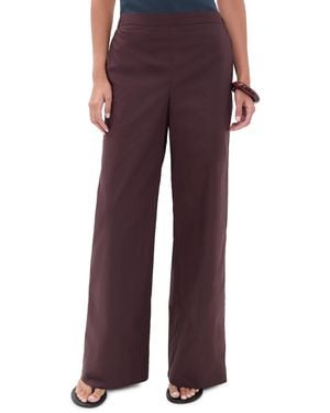 By Malene Birger Milena Poplin Pants - Red