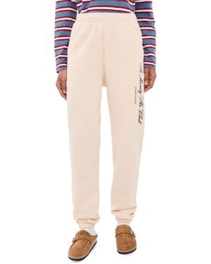 Sporty & Rich Ski Club Sweatpants - Natural