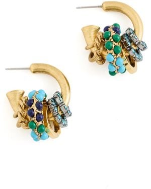 Elizabeth Cole Enna Earrings - Multicolor