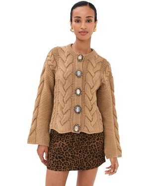 La DoubleJ Portrait Cardigan - Brown