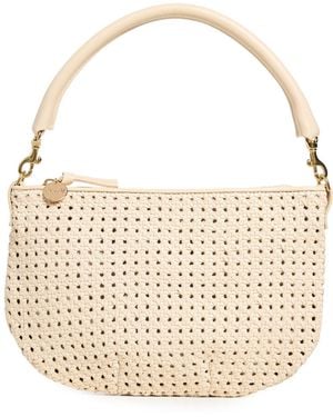 Clare V. Petit Moyen Messenger - White