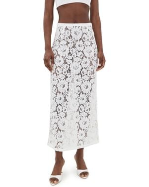 Vrg Grl Devyn Lace Midi Skirt - Black