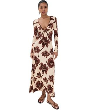 Johanna Ortiz Alma Bordada Ankle Dress - Multicolour