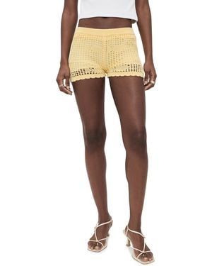 Bailey Rose Crochet Mini Shorts - Multicolour