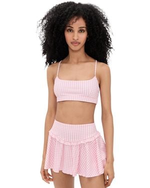 LoveShackFancy Cadelle Bra - Pink