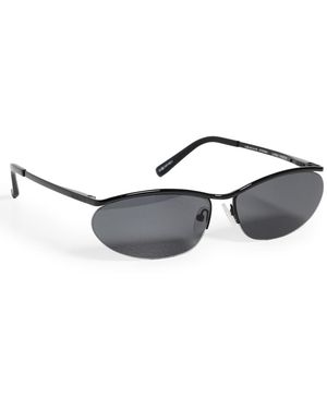 The Attico Charlotte Sunglasses - Black
