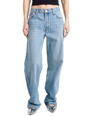 RE/DONE Loose Long Jeans - Blue