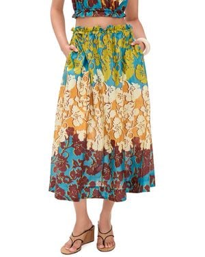 ALÉMAIS Splice Midi Skirt - Multicolor