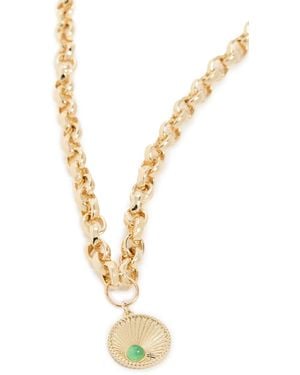 Alexa Leigh Tiger's Eye Necklace - White