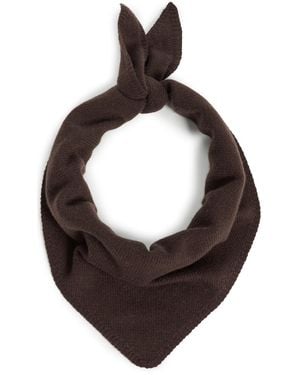 Madewell Jaine Knitted Bandana Scarf - Black