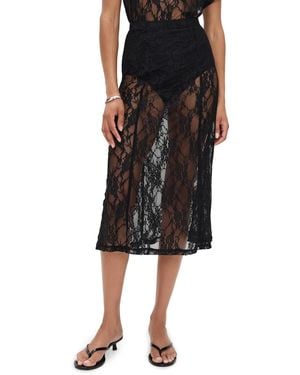 Le Bos Lace Skirt - Black