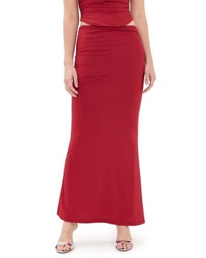 Runaway the Label Terrie Maxi Skirt - Red