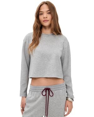 Le Bos Danica Crop Top - Gray