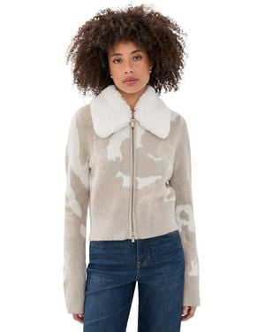 Splendid Lola Collar Sweater - White