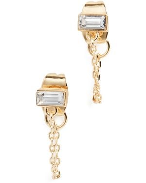Gorjana Desi Chain Huggies - Multicolor