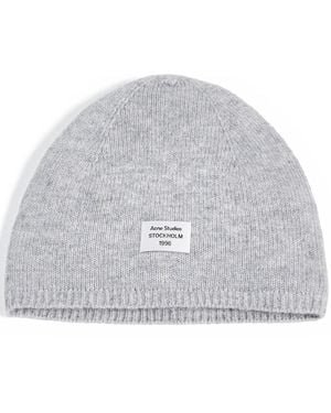 Acne Studios Kassias Cashmere Beanie - White