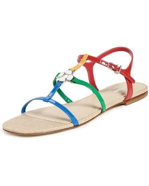 Larroude Hana Flats - Blue