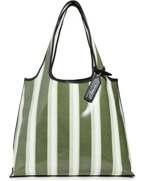 3.1 Phillip Lim Dual Stripe Market Tote - Green