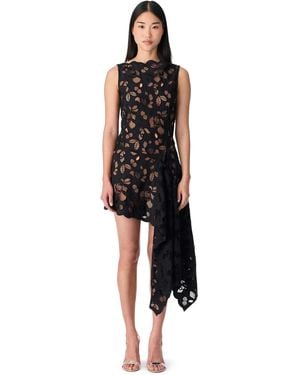 Monse Lace Asymmetrical Dress - Black
