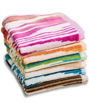 Missoni Fiammetta Face Towel Set 30X30 - Red