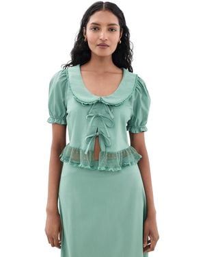 Peixoto Colette Top - Green