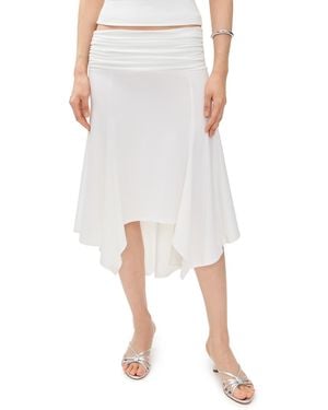 GUIZIO Soffiano Skirt - White