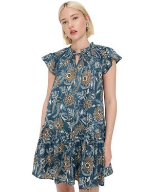 Cleobella Lydia Mini Dress - Blue