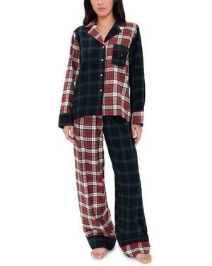 Polo Ralph Lauren Madison Plaid Pajama Set - Blue