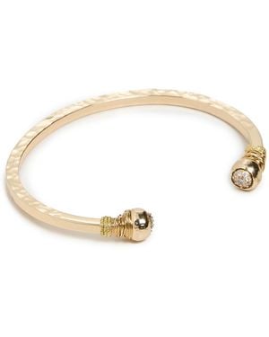 Gas Bijoux Br Sari Metal Strass O Bracelet - Black