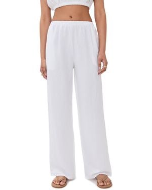 Le Bos Camille Pull On Pants - White