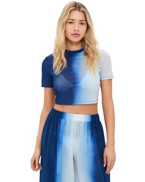 STAUD Breeze Top - Blue
