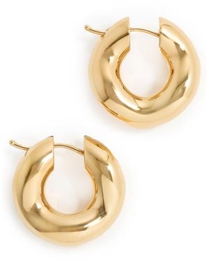 Charlotte Chesnais Wave Blow Hoops - White