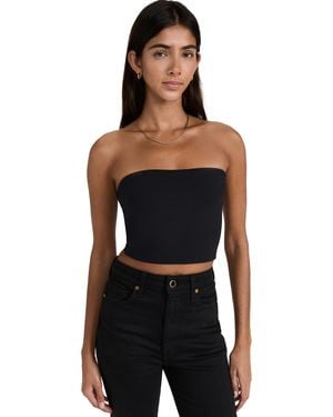 Susana Monaco Crop Tube Top - Black