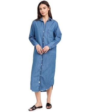 Frank & Eileen Chambray Shirtdress - Blue