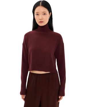 SABLYN Sable Cashmere Turtleneck Sweater - Red