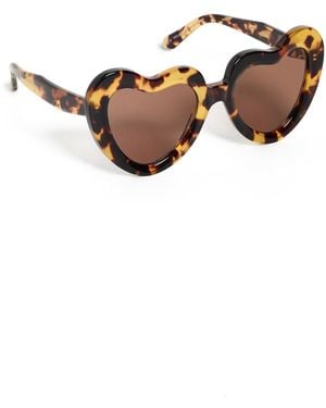 Jimmy Fairly Coeur Sunglasses - Brown