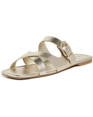 Stuart Weitzman Sai Slides - Metallic