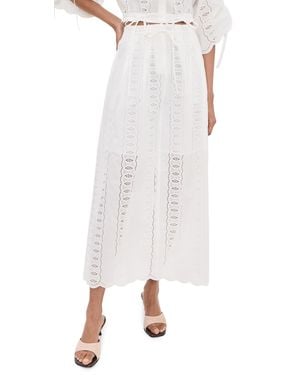 Hevron Amaris Skirt - White