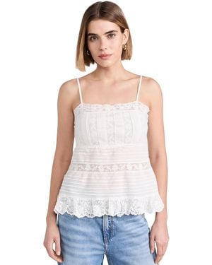 LoveShackFancy Charlieann Top - White