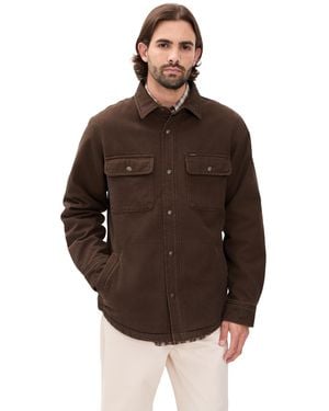 Filson Fleece Lined Shacket - Brown