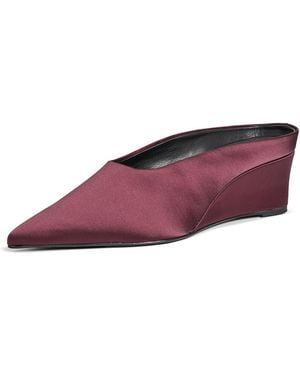 Simon Miller Satin Pointed Gala Wedges - Purple