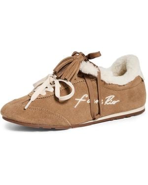 FARM Rio Farm Sherpa Sneakerinas - White