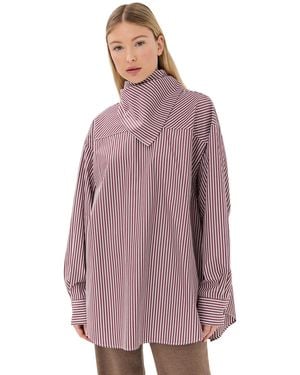 Ami Paris Bandana Blouse - Purple