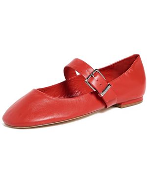 Cinq À Sept Sofia Mary Jane Flats - Red